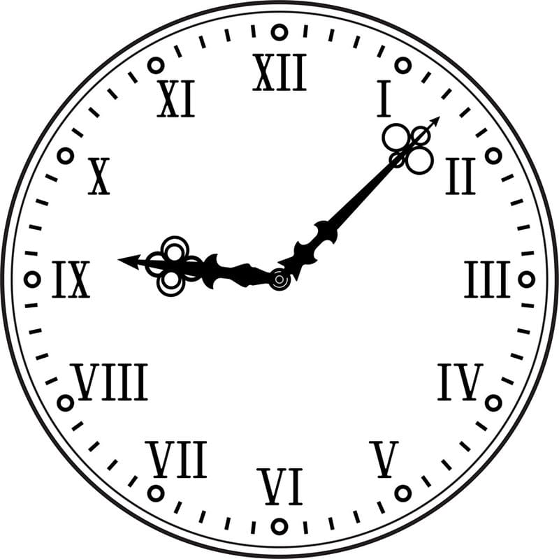 Printable Roman Numerals On A Clock