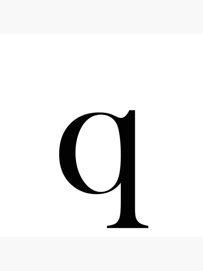 Printable Small Letter Q In Cursive