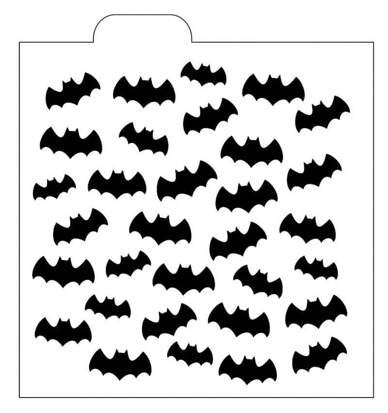 Printable Bat Halloween Stencil