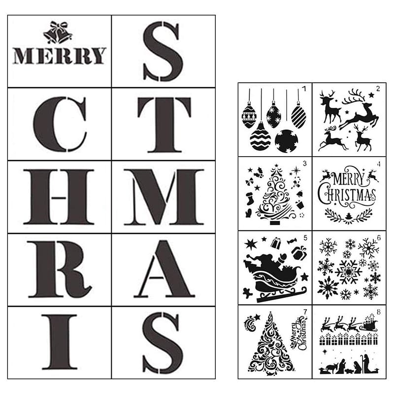 Printable Christmas Stencil Ideas