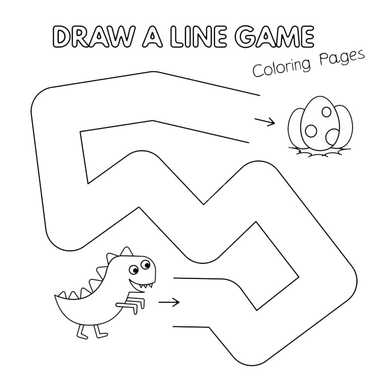 Printable Easy Maze Drawing