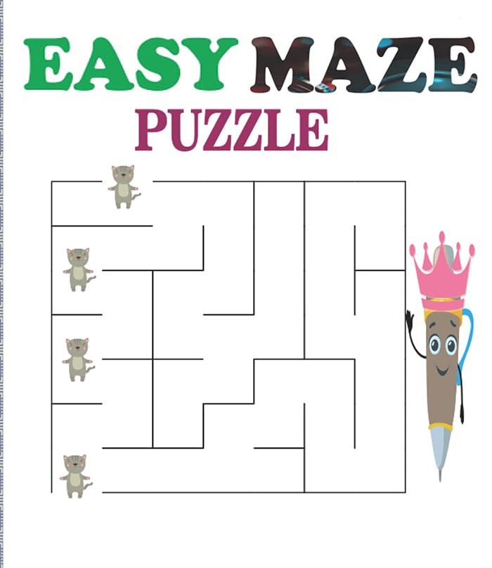 Printable Easy Maze Puzzle