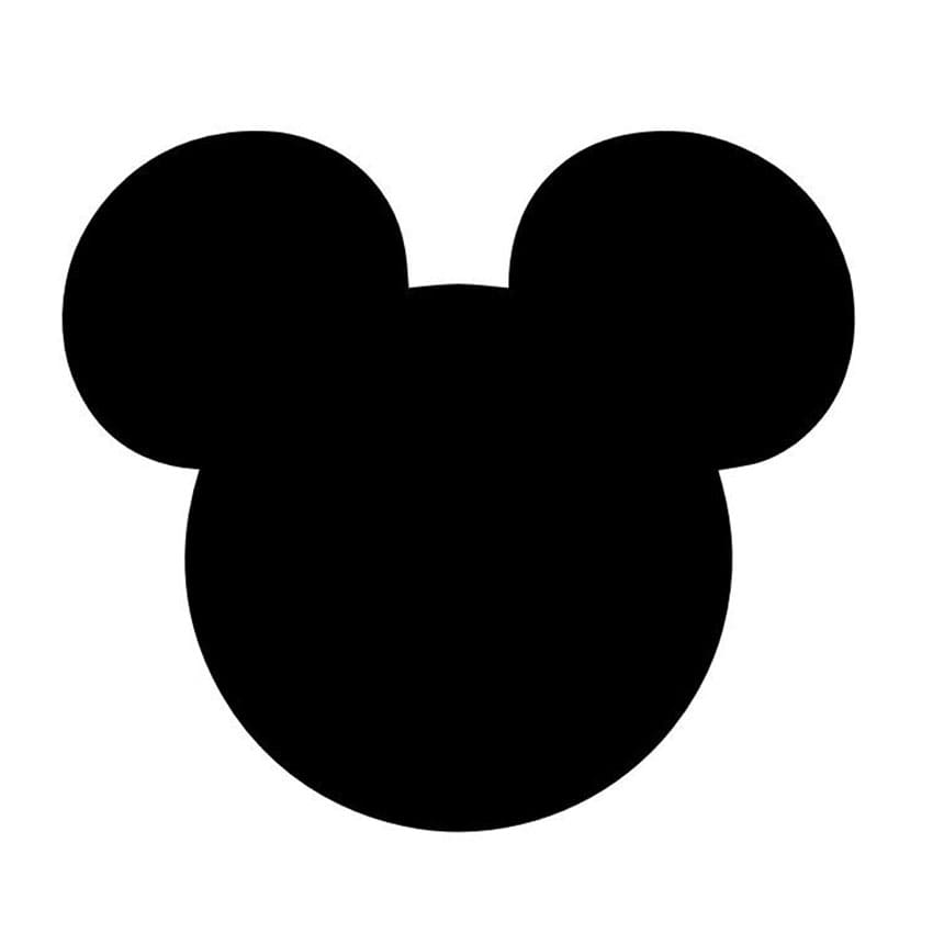 Printable Easy Mickey Mouse Stencil