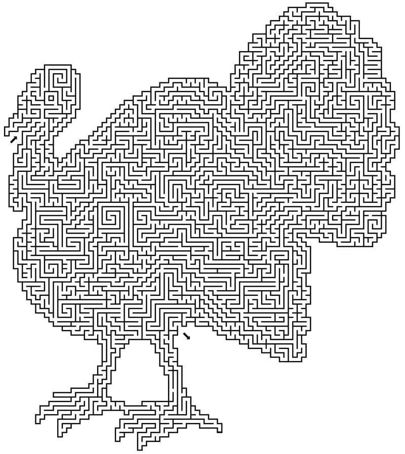 Printable Free Thanksgiving Maze