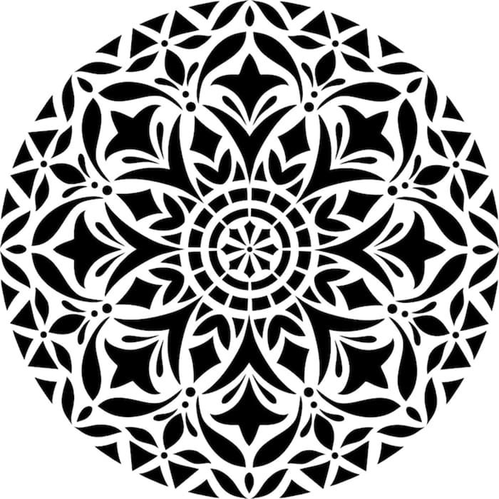 Printable Mandala Stencil Patterns