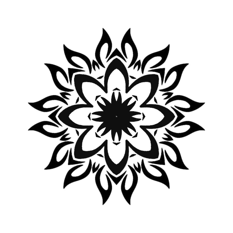 Printable Mandala Style Stencil