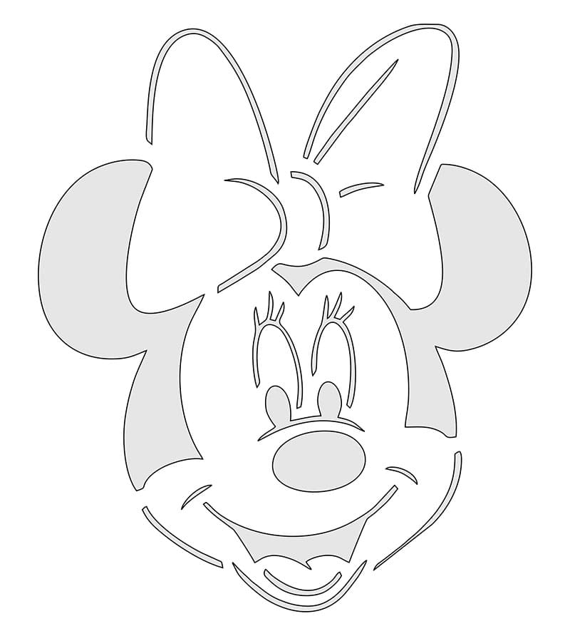 Printable Mickey Mouse Stencil Disney