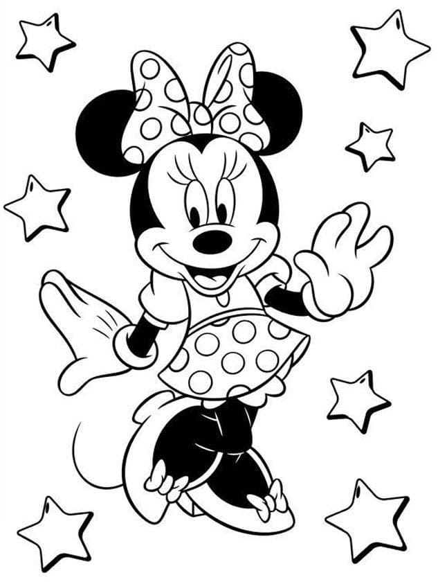 Printable Mickey Mouse Stencil Drawing