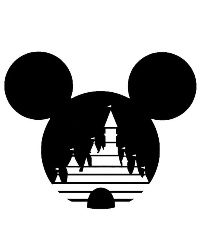 Printable Mickey Mouse Stencil Template