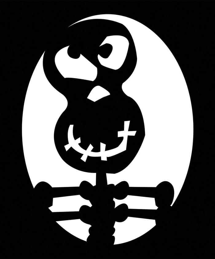 Printable Scream Halloween Stencil