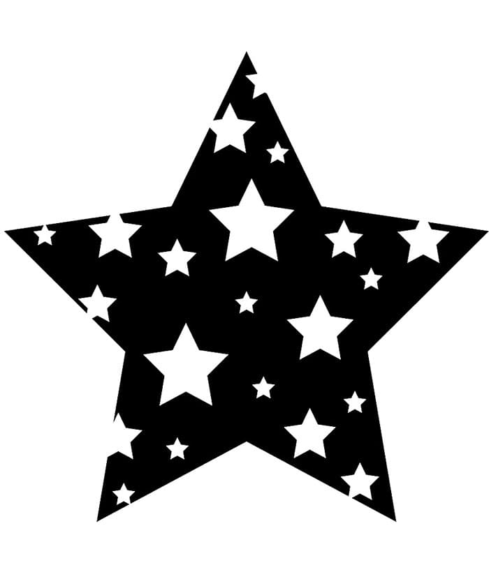 Printable Star Stencil For Wall