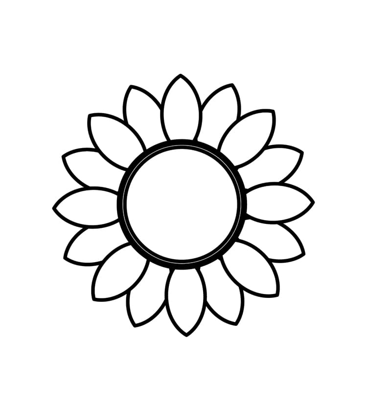 Printable Sunflower Stencils For Painting