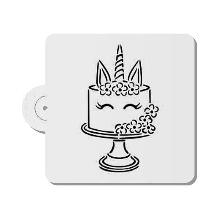 Printable Unicorn Cake Stencil
