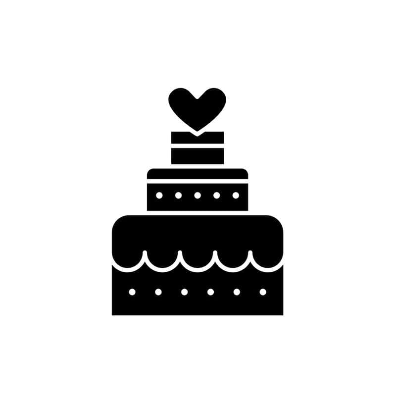 Printable Wedding Cake Stencil Designs