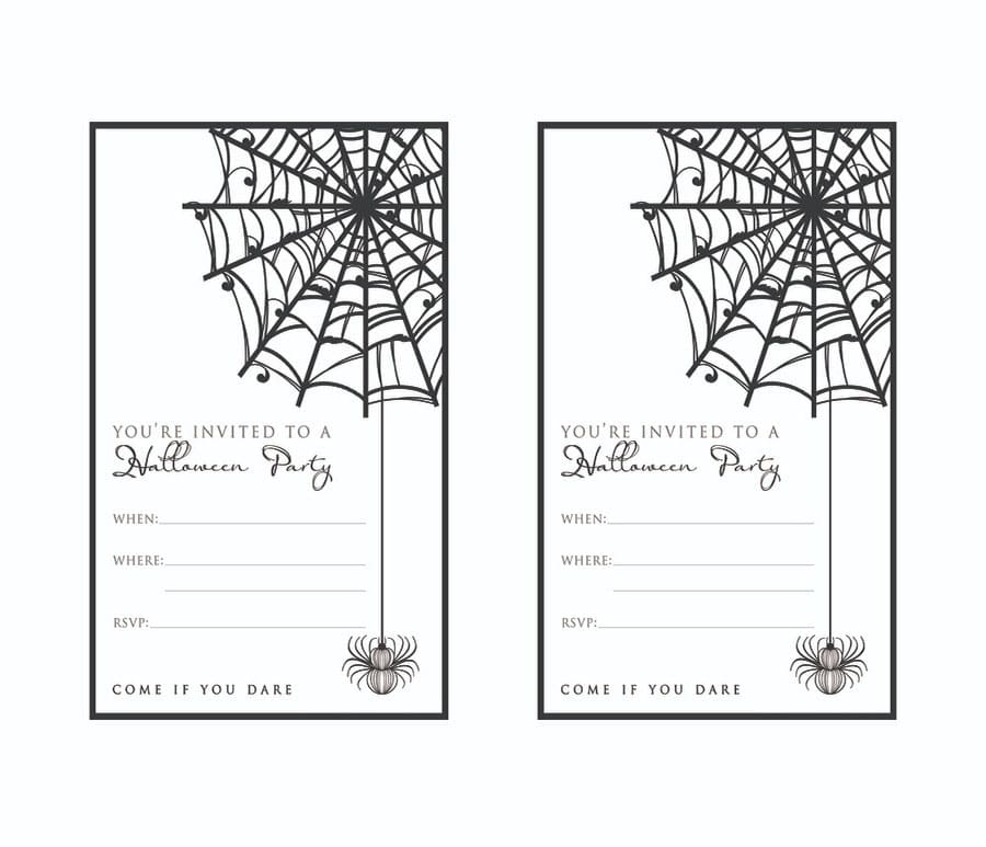 Printable Best Halloween Invitations