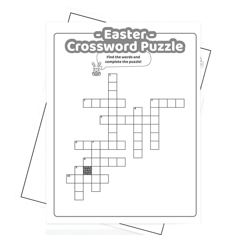 Printable Easter Crossword Puzzles Books
