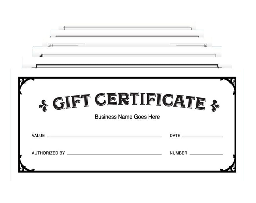 Printable Gift Certificates