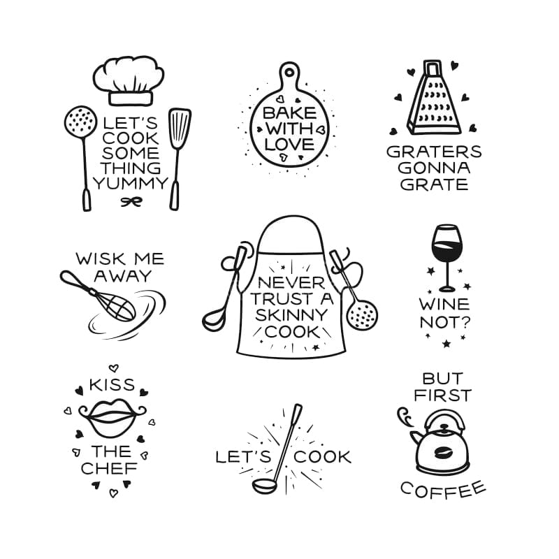 Printable Kitchen Quotes In English