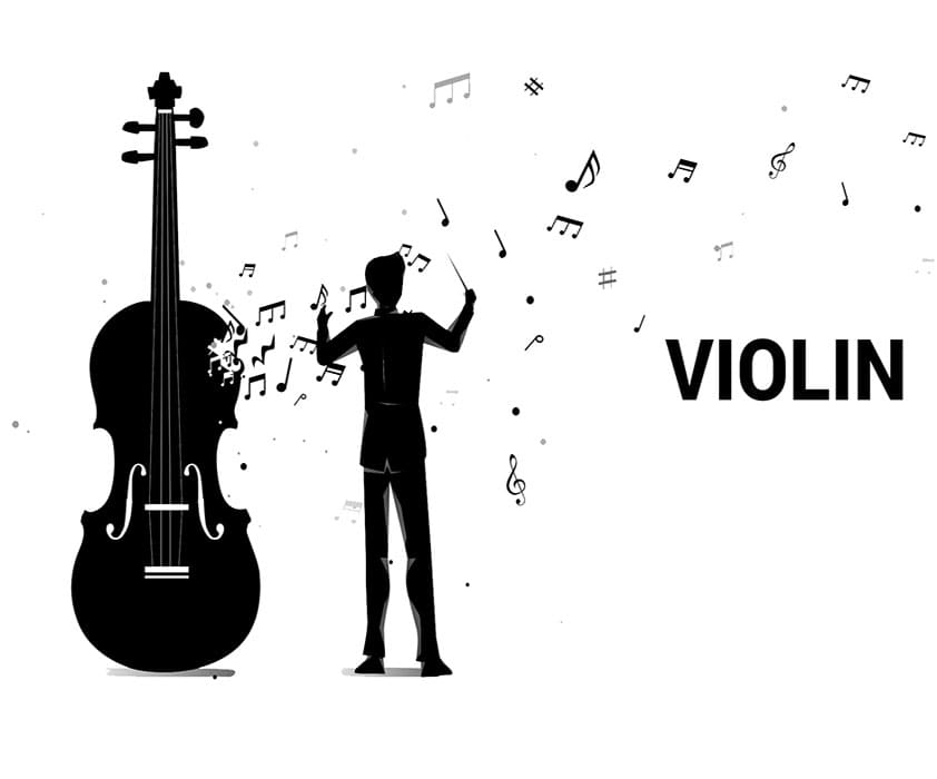 Printable Violin Wallpaper