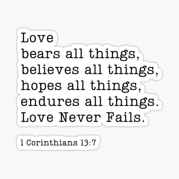 Printable 1 Corinthians 13 1-7