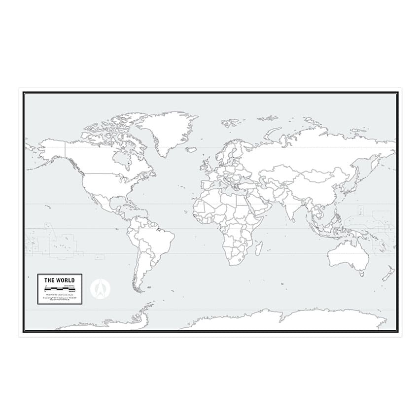 Printable Blank World Map Geographical