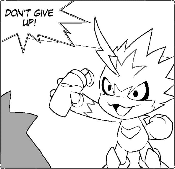 Printable Don’t Give Up Cartoon