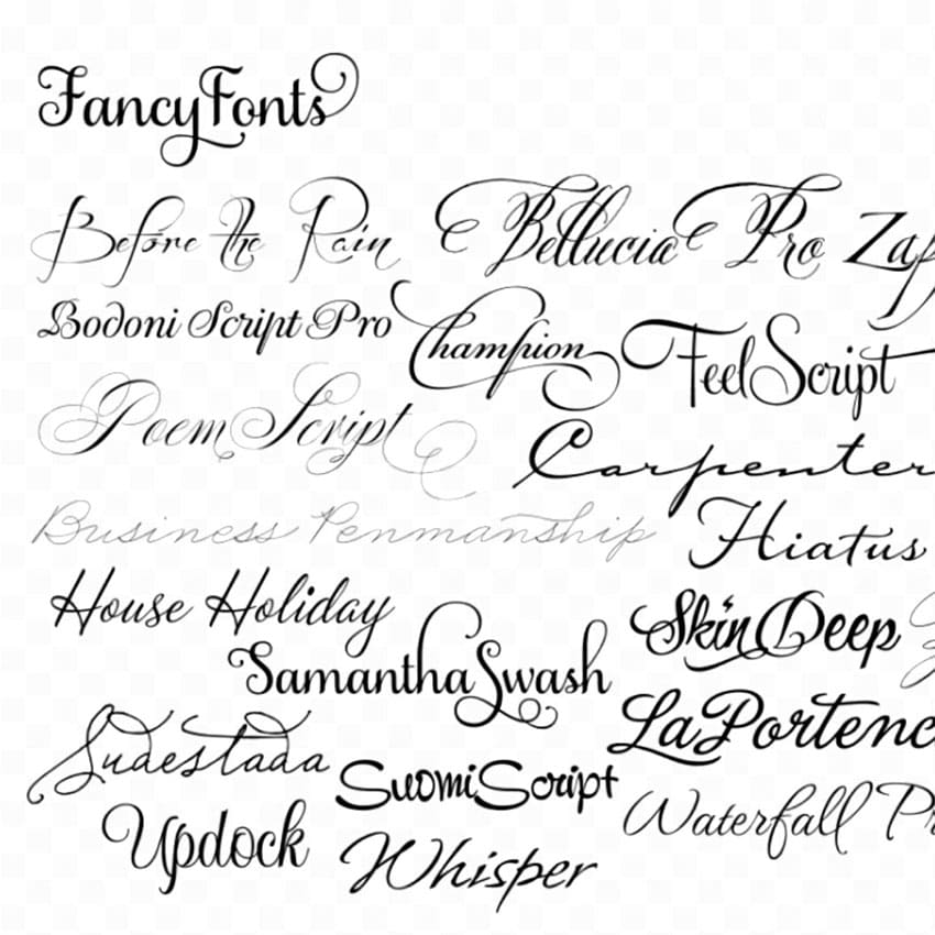 Printable Fancy Letters For Tattoos