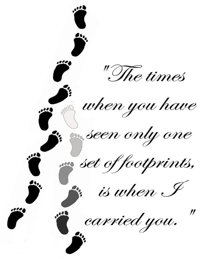 Printable Footprints In The Sand Tattoo