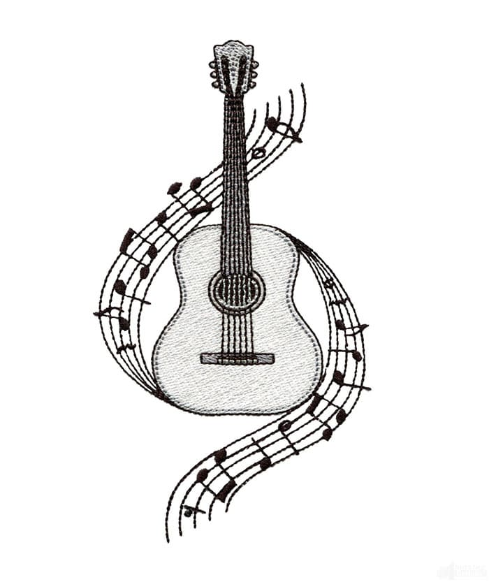 Printable Guitar Art