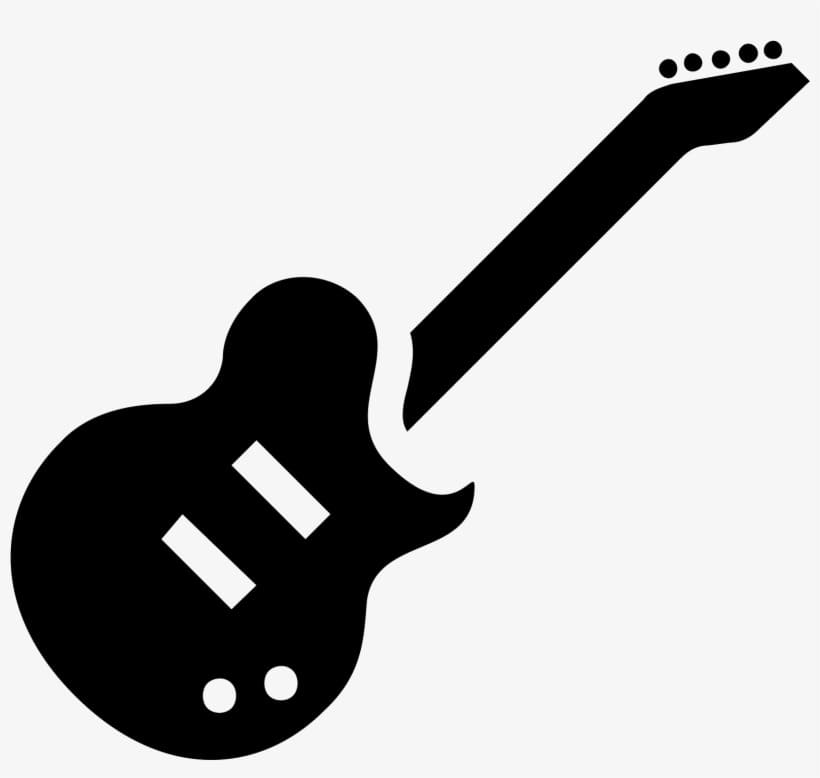 Printable Guitar Icon