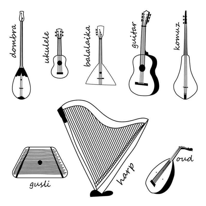Printable Music Instruments Names