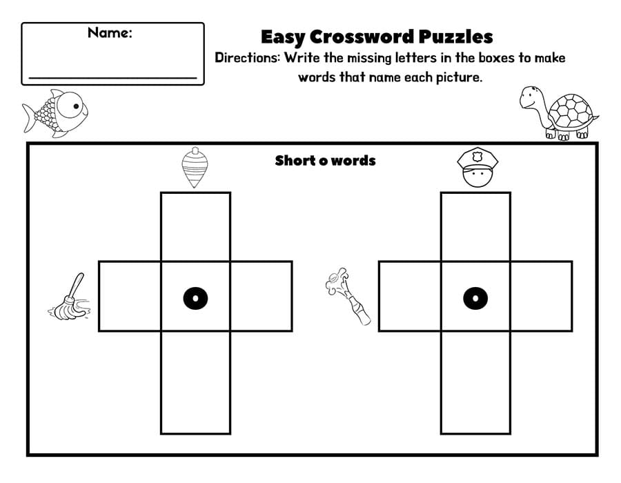 Printable Very Easy Crossword Puzzles