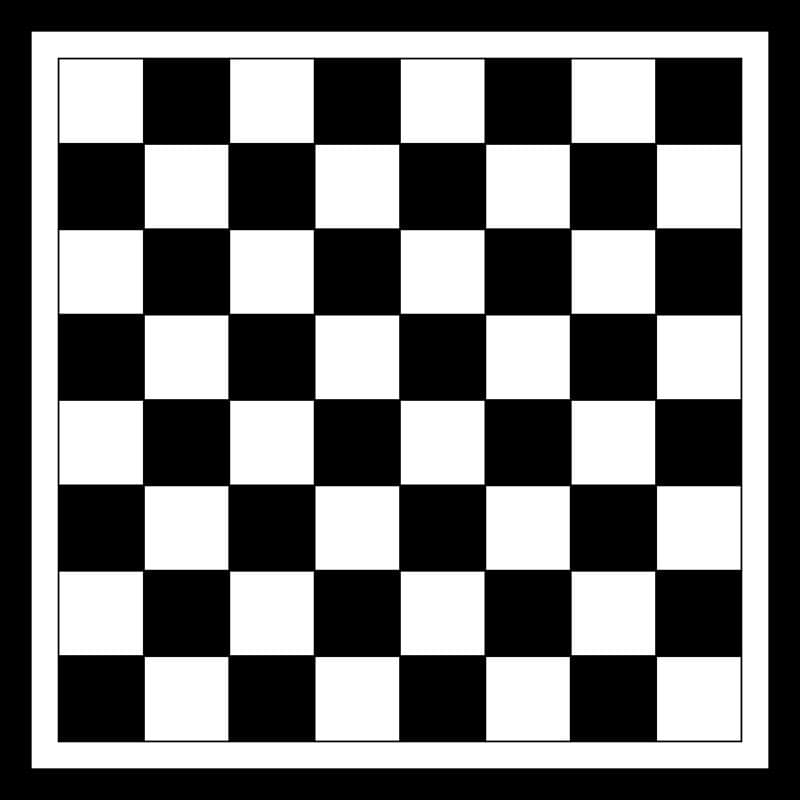 Printable Checkerboard Game Board