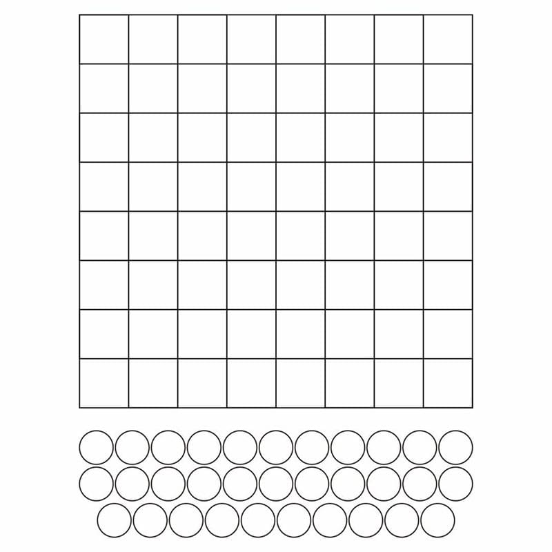 Printable Checkerboard Game Setup