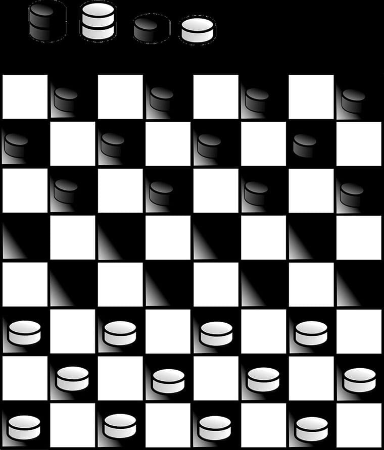 Printable Custom Checkerboard Game