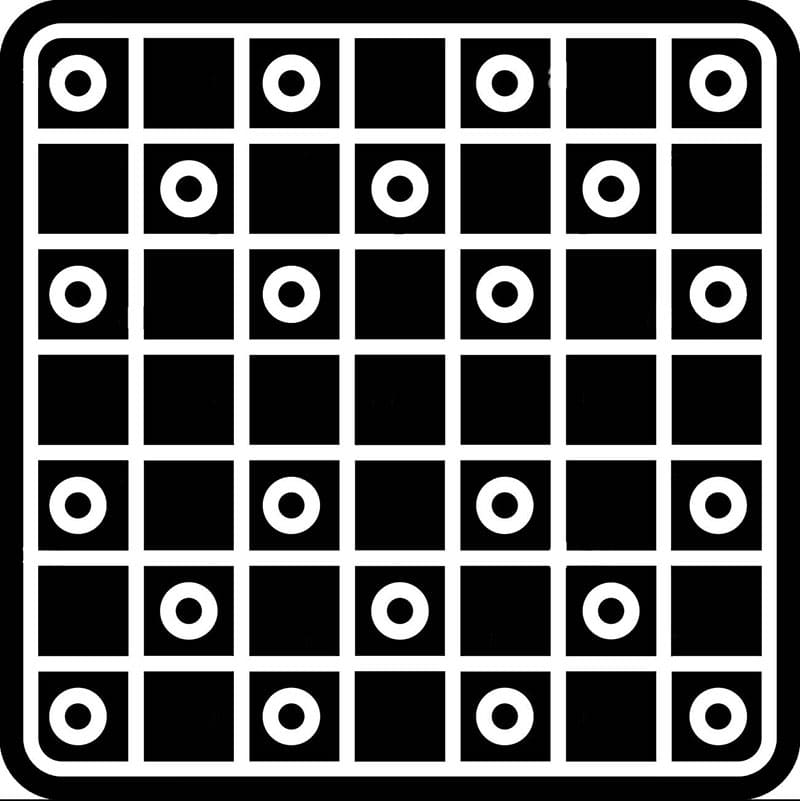 Printable Oversized Checkerboard Game