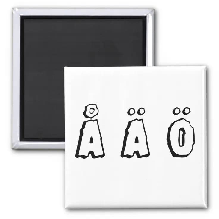 Printable Swedish Letters With Accents