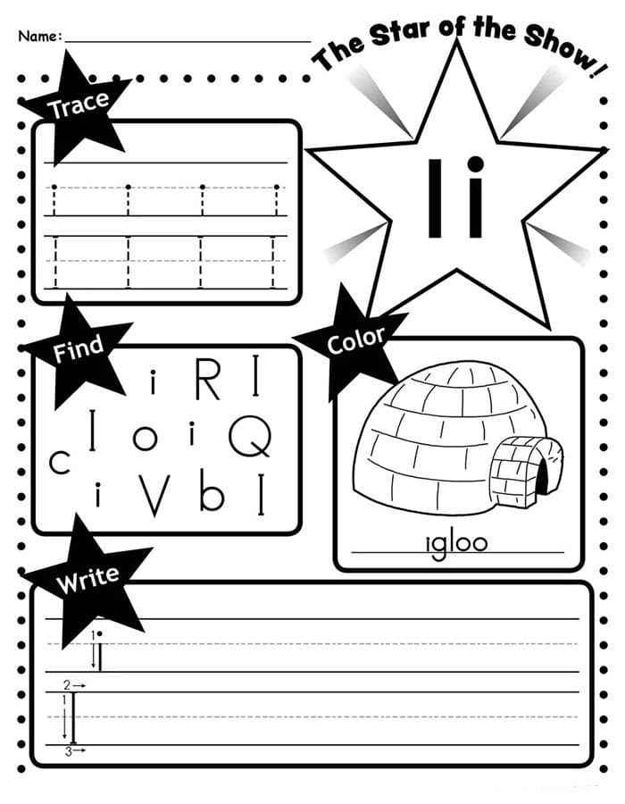 Printable Letter F Tracing Lesson