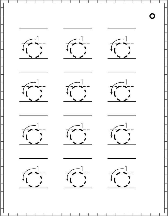 Printable Letter O For Tracing