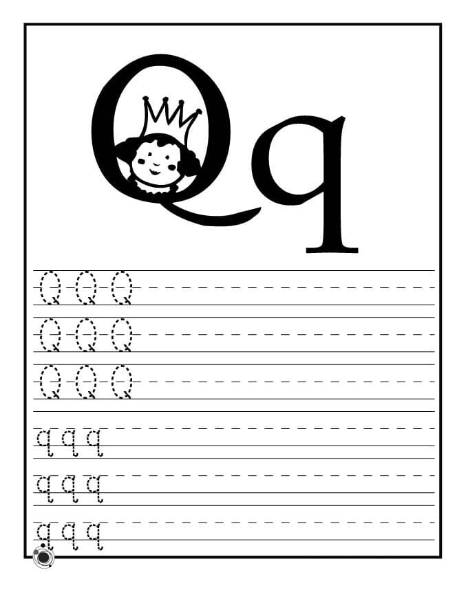 Printable Letter Q Tracing Activities