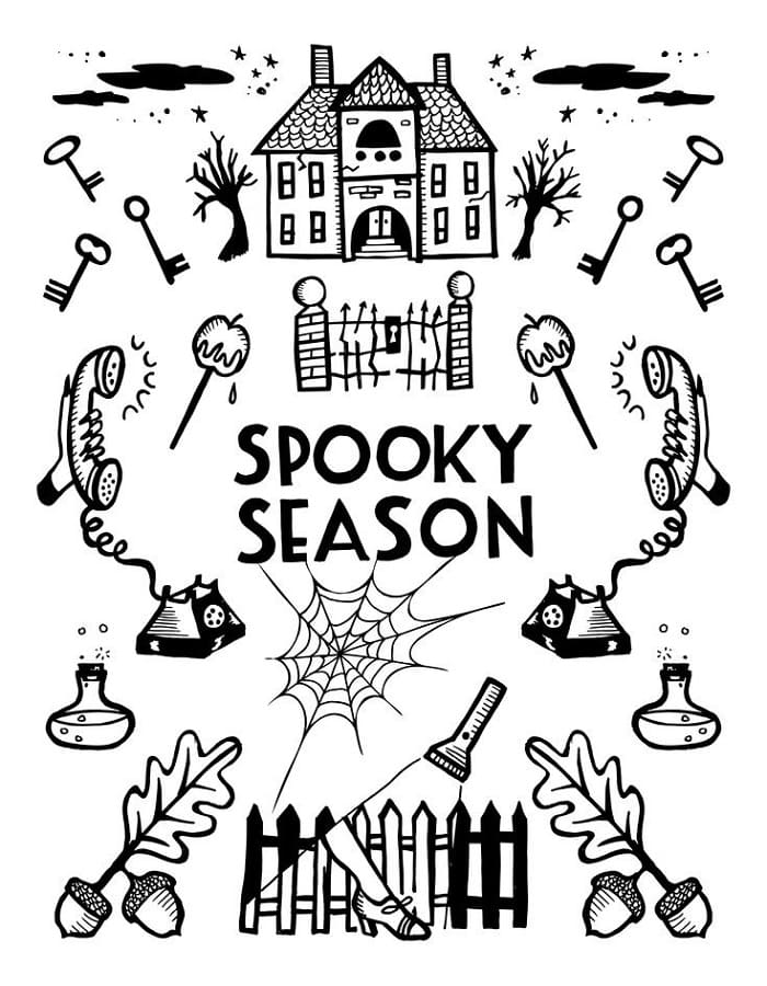 Printable Spooky Halloween Cards