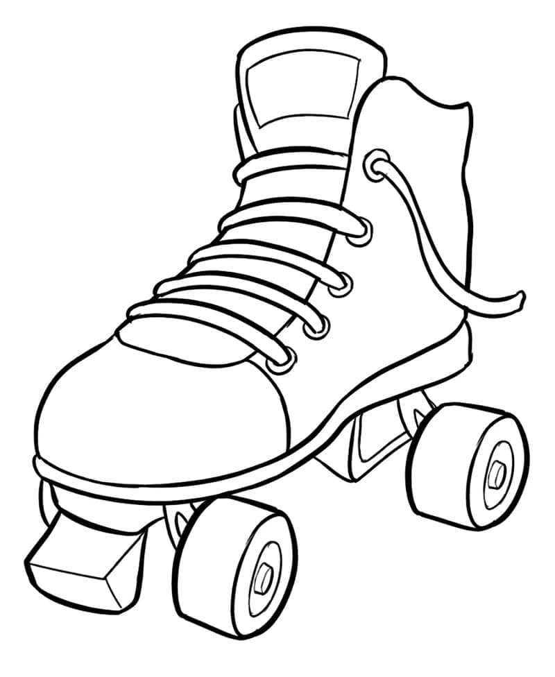 Roller Skate for Kids coloring page