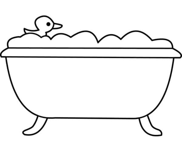Rubber Duck Free coloring page