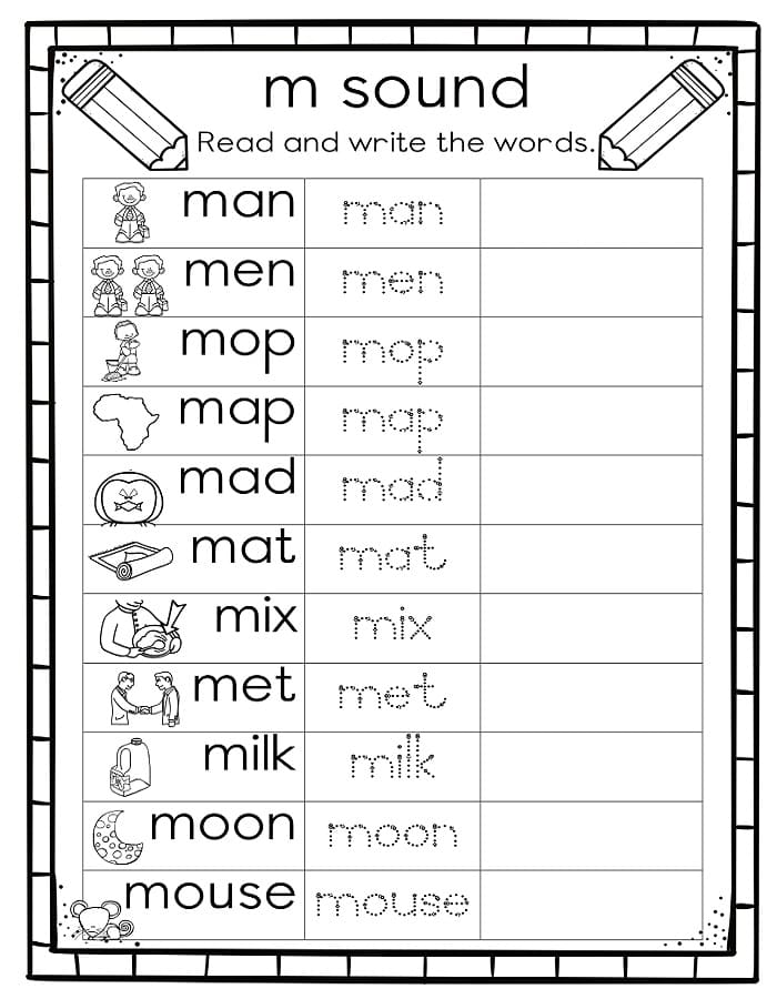 Printable Class 1 English Worksheets First Additional Language
