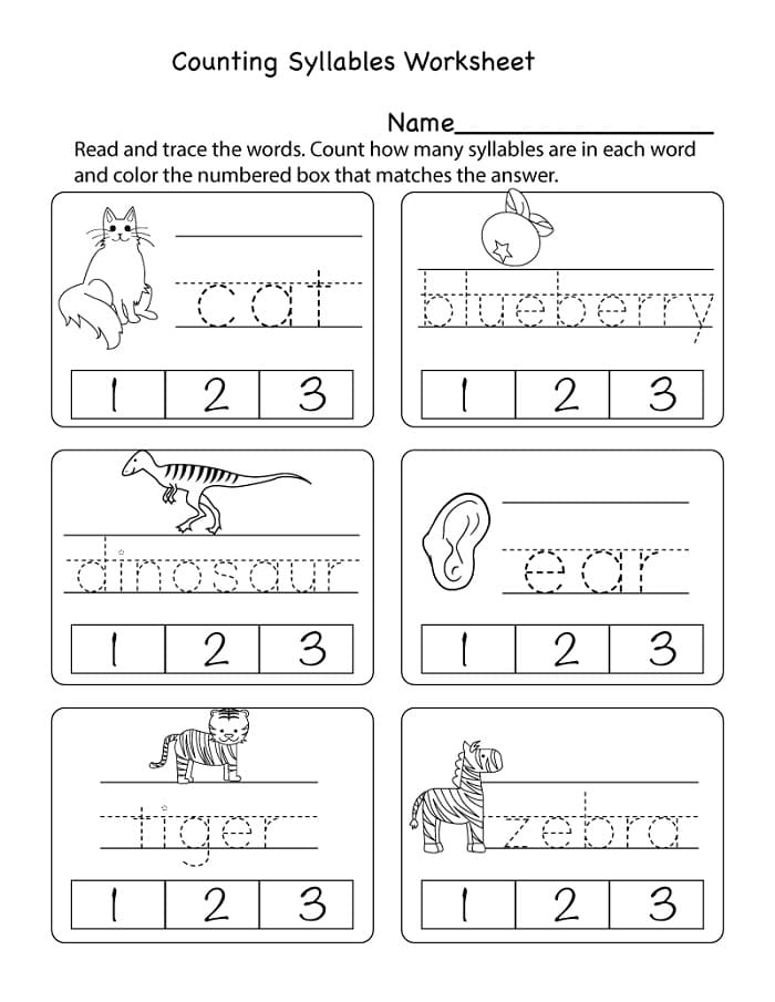 Printable Class 1 English Worksheets Learning