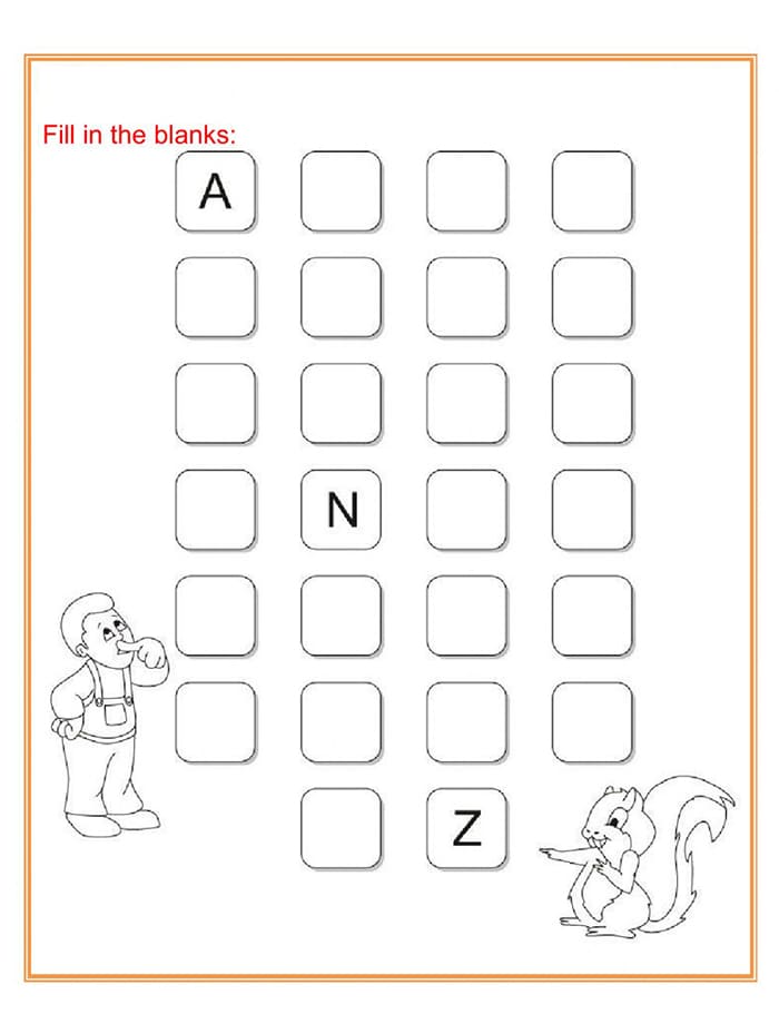 Printable Nursery Alphabet Phonics Worksheets