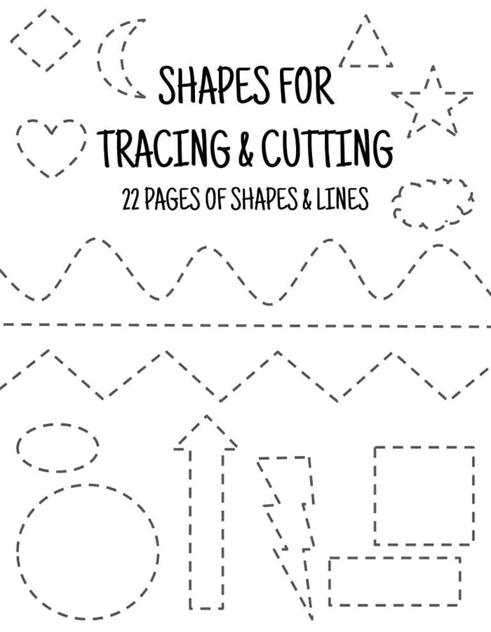 Printable Shape Tracing Pages