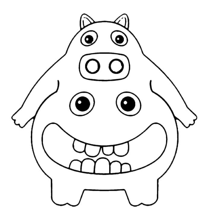Printable Cheff Pigster Coloring Page