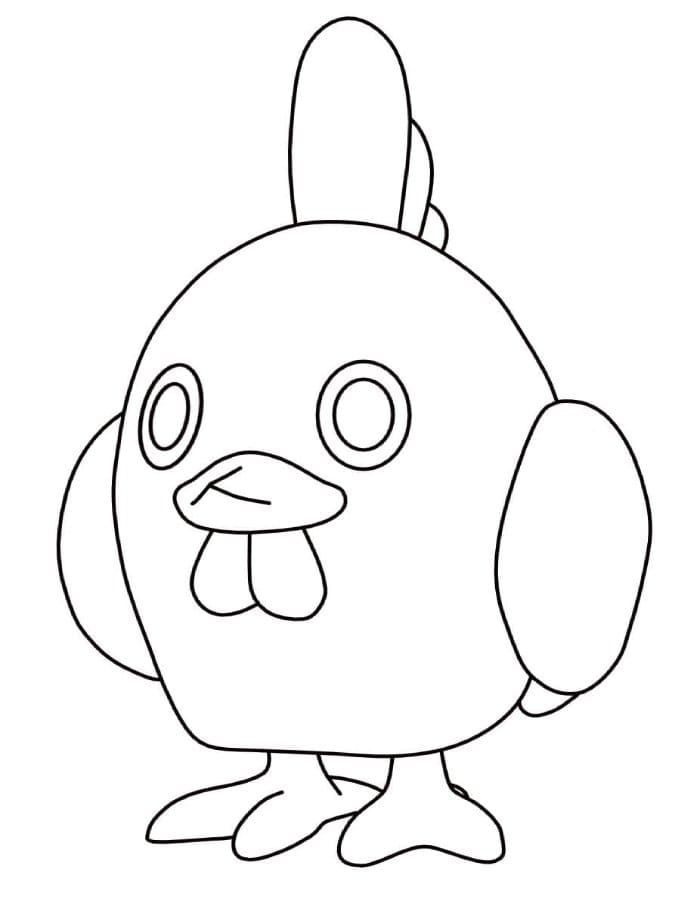 Printable Chikipi From Palworld Coloring Page