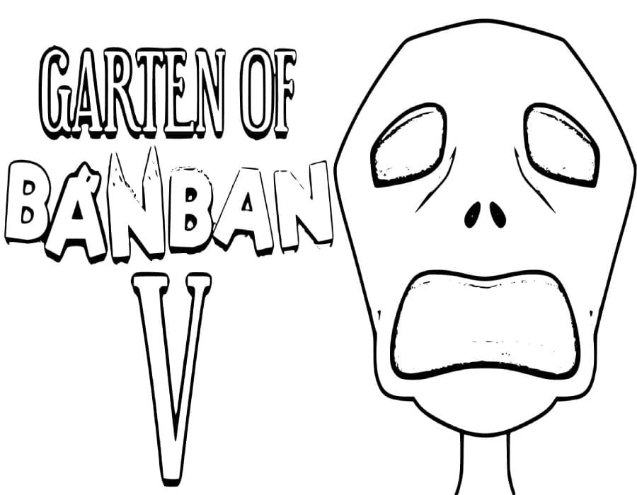 Printable Garten Of Banban 5 Character Coloring Page